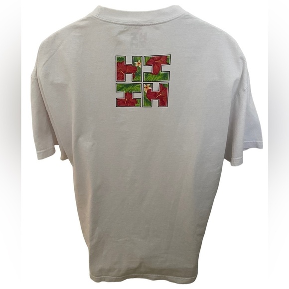 HAWAII’S FINEST Ianuali Line 2020 Red & Green Floral Tropical Shirt Men 2XL XXL - Picture 3 of 7